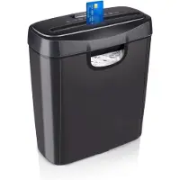 DNA Papierversnipperaar - Papierversnipperaar Voor Thuis - Papierversnipperaars - Shredder - Zwart - 29cm x 14cm x 33cm