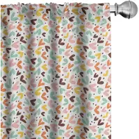 Abakuhaus – Romantische gordijnen – 2×75×175 cm – Mikrofaser – Meerdere kleuren