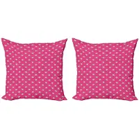 Abakuhaus – Kussenhoezen Set van 2 stuks 40x40 cm – Roze en Blauw – Vintage Sterren