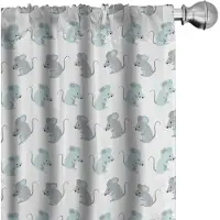 Abakuhaus Gordijnen – 2x75x175 cm – Mikrofaser, Halverduisterend