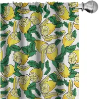 Abakuhaus Mint Voorhangen – 2x75x175 cm – microvezel, groen