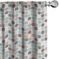 Abakuhaus Abstrakt gordijnen – 2x75x245 cm, veelkleurig, halfdonkerend