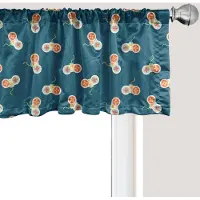 Abakuhaus Gaming Raamvalletje, Gordijnvalletje voor Keuken en Slaapkamer met Tunnelzoom, 137 cm x 45 cm, Petrolblauw Multicolor