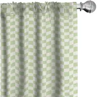 Abakuhaus Geometrische Gordijnen – 2x75x225 cm – limegroen-wit