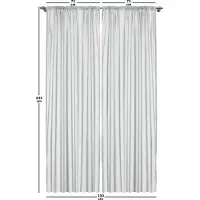 Abakuhaus wijnoogst-geel – Voorhangen 2-delige set 75x245 cm – Geel