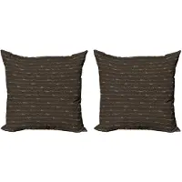 Abakuhaus Kussenhoesenset – 2x40x40 cm – Dubbelzijdige druk – rits