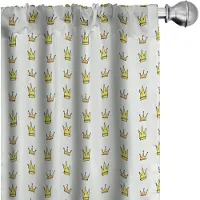 Abakuhaus Prins gordijnen – 2-delige set 75x225 cm – microvezel – mintgroen