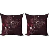 Abakuhaus Romantische Kussenhoes Set 2x40x40 cm – Dubbelzijdig bedrukt – Microvezel