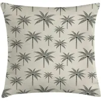 Abakuhaus Palmenkussenhoes – Vintage Tropisch – 40x40 cm – Dubbelzijdig