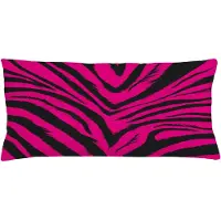 Abakuhaus Kussenhoes – Tienerkamer – Zebra – Magenta/zwart – 90x40 cm