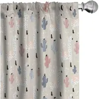 Abakuhaus Lama gordijnen – 2x75x175 cm – multicolor microvezel