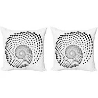 Abakuhaus Spiers Kussenhoes – 2x50x50 cm – dubbelzijdig bedrukt – zwart-wit