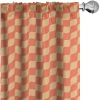 Abakuhaus Gordijnen – 2x75x175 cm – Mikrofaser – Verduisterend – Verbrand Oranje