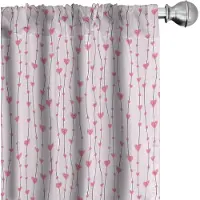 Abakuhaus Vintage Valentine – Gordijnen – 2x75x245 cm – Microvezel – babyroze