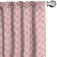 Abakuhaus – Poederroze Gordijnen – 2x75x245 cm – Microvezel, halfdonker
