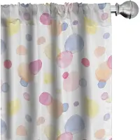 Abakuhaus – Pastel gordijnen 2-delige set 75x175 cm – microvezel, veelkleurig