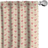 Abakuhaus Romantische Gordijnen – 2x75x245 cm – Mikrofaser, halfdonkerend