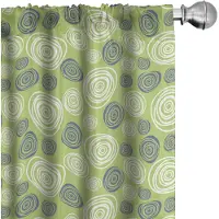 Abakuhaus Abstrakt Voorhangen – 2-delig – 75×175 cm – Microvezel, halfdonkerend
