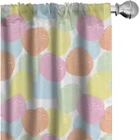 Abakuhaus Geometrische Gordijnen – 2x75x245 cm – Microvezel, Veelkleurig