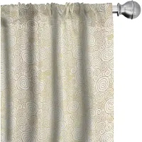 Abakuhaus Voorhang – 2x75x225 cm – microvezel – licht koffiewit