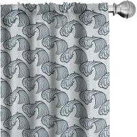 Abakuhaus Golfgordijnen – 2x75x225 cm – Microvezel – Pastelblauw
