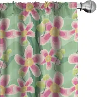 Abakuhaus Flora – Gordijnen – 2-delig 75x175 cm – Multicolor microvezel