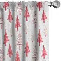 Abakuhaus micp_110416_150x175_de – Gordijnpanelen 2-delige set 75x175 cm – roze microvezel halfdonkerend