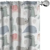Abakuhaus Kinder gordijnen – 2x 75×225 cm – multikleur microvezel