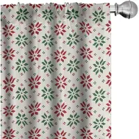 Abakuhaus Geometrische Gordijnen – 2x75x175 cm – Mikrofaser, halfdonkerend