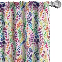 Abakuhaus Geometrische Voorhangen – Levendig Mozaïek – 2x75x245 cm – Multicolor Mikrofaser