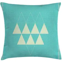 Abakuhaus Kussenhoes Geometrisch – Dubbelzijdig 45x45 cm – Donker Seafoam