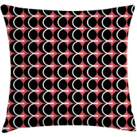 Abakuhaus Kussenhoes – Abstracte Strepen, 45x45 cm, Coral–Blauw