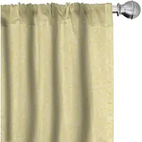 Abakuhaus Floraal Geel – Gordijnen 2x75x225 cm – Microvezel, Halfverduisterend
