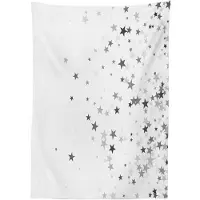 Abakuhaus Tafelkleed Sterren Viering – 140x240 cm – Lichtgrijs, Wasbaar
