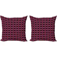 Abakuhaus Ikat Kussenhoes Set (2 stuks), abstract geometrisch, 40 cm, veelkleurig