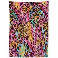Abakuhaus Luipaardprint Tafelkleed – 140x170 cm – satijn, wasbaar, buiten