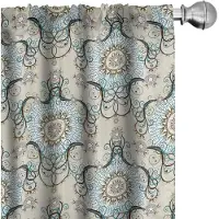Abakuhaus Royal Rich Rococo – 2x75x175 cm microvezel halverduisterend multicolor