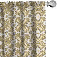 Abakuhaus – Voorhangen 2x75x225 cm – Mikrofaser – Halfdonker Hemelsblauw