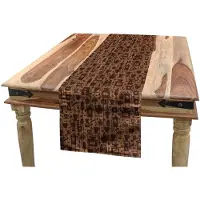 Abakuhaus tafelloper – bakkerijthema, 40×180 cm – Cocoa Redwood