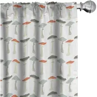 Abakuhaus Geometrische microvezel gordijnen 2x75x225 – halfdonkerend