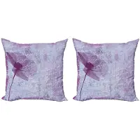 Abakuhaus Kussenhoes Set – 2x50x50 cm – Gebloemd, dubbelzijdig