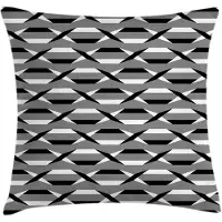 Abakuhaus kussenhoes 40x40 cm – dubbelzijdig bedrukt – lichtgrijs/koksgrijs