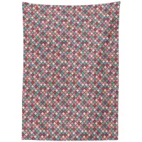Abakuhaus Tafeldoek – Geometrisch Retro, 140x240 cm, Multicolor