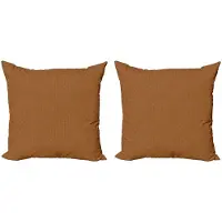 Abakuhaus etnische kussenhoes-set – 2x45x45 cm – dubbelzijdig bedrukt – microvezel licht karamel