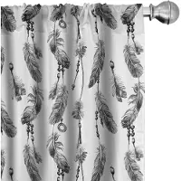 Abakuhaus Tribale gordijnen – set van 2 – 75x225 cm – microvezel