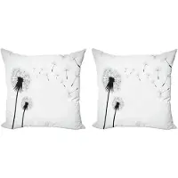Abakuhaus Paardenbloem Kussenhoes – Set van 2 – 40x40 – Dubbelzijdig