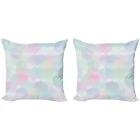 Abakuhaus Pastel Kussenhoes Set – 2x45x45 cm – Dubbelzijdig