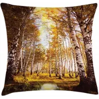 Abakuhaus Kussenhoes Wald – 40x40 cm – Tweezijdig bedrukt – Rits