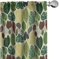 Abakuhaus Tropische Gordijnen – 2x75x225 cm – Meerkleurig