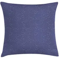 Abakuhaus Abstrakter Kissenbezug – Moderne Kreisformen – 40x40 cm – Donkerblauw/Wit